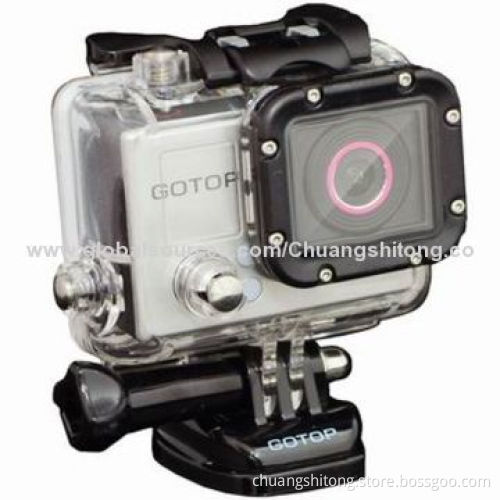 Ambarella A5S30 GOTOP Helmet Camera, Similar Gopro Hero 3 with Stable Quality, Full HD 1,080-pixel